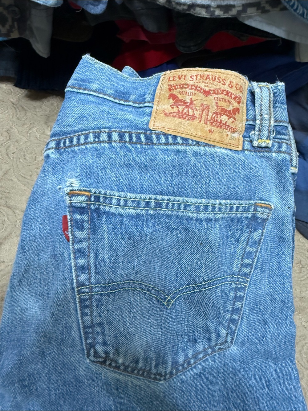 Men’s Levi’s 505 33x30 Lot of 5 Denim Jeans - Picture 2 of 6